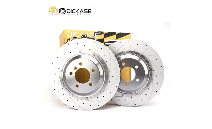DIC drilled and slotted rotor